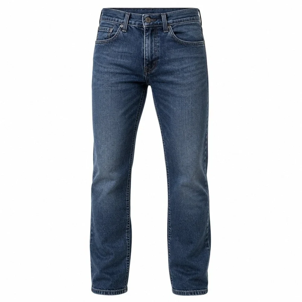 Levis 527 Slim Bootcut Jeans Mens 34x32 Medium Wash Blue Denim Pants